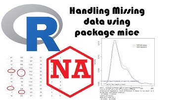 How to impute missing data using mice package in R programming