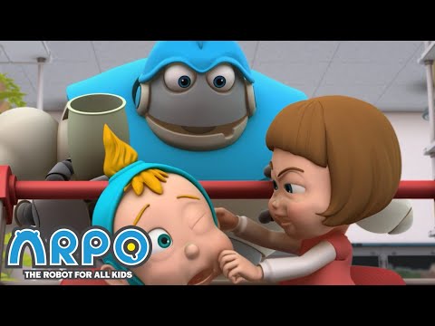 Arpo the Robot | Baby Racer +MORE FULL EPISODES | Compilation | Funny Cartoons for Kids