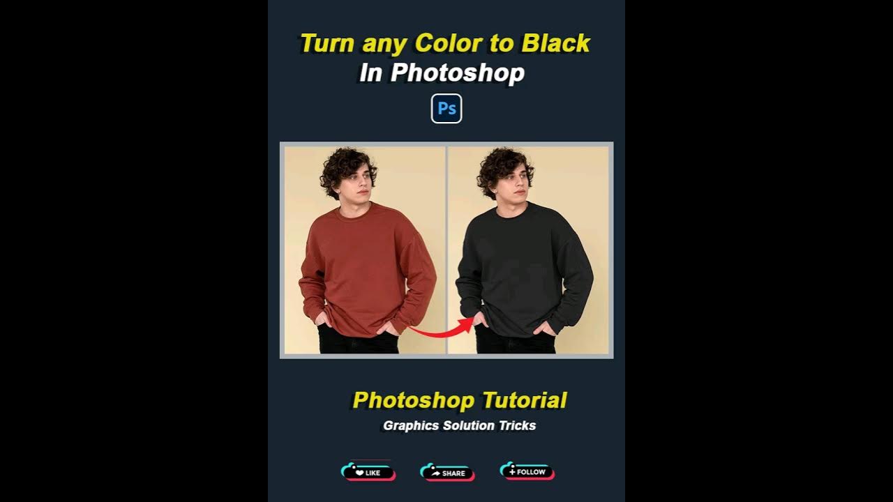 Turn any Color to Black in Tricks and Tips 