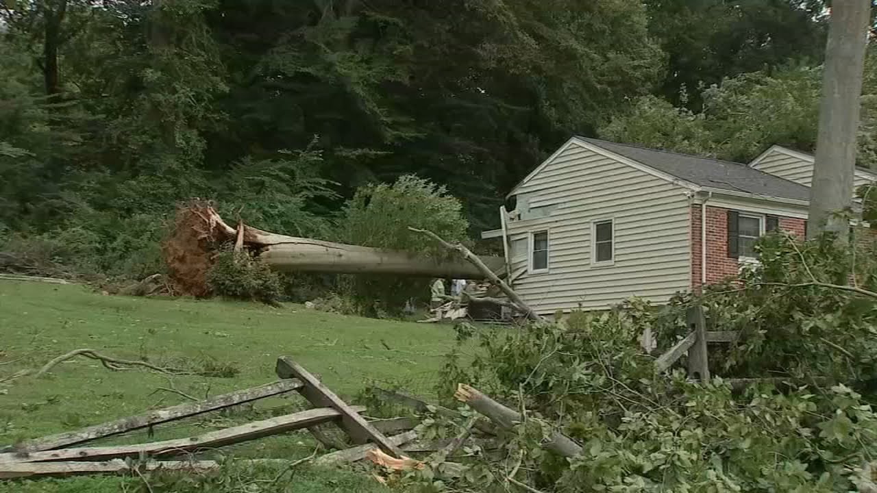 Parts of Delaware County, Pa. cleaning up after severe storm - YouTube