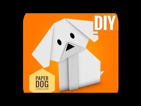 How to make paper dog origami / DIY paper crafts - YouTube