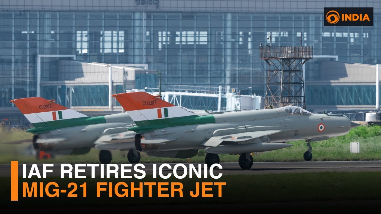 IAF Retires Iconic MiG-21 Fighter Jet - YouTube