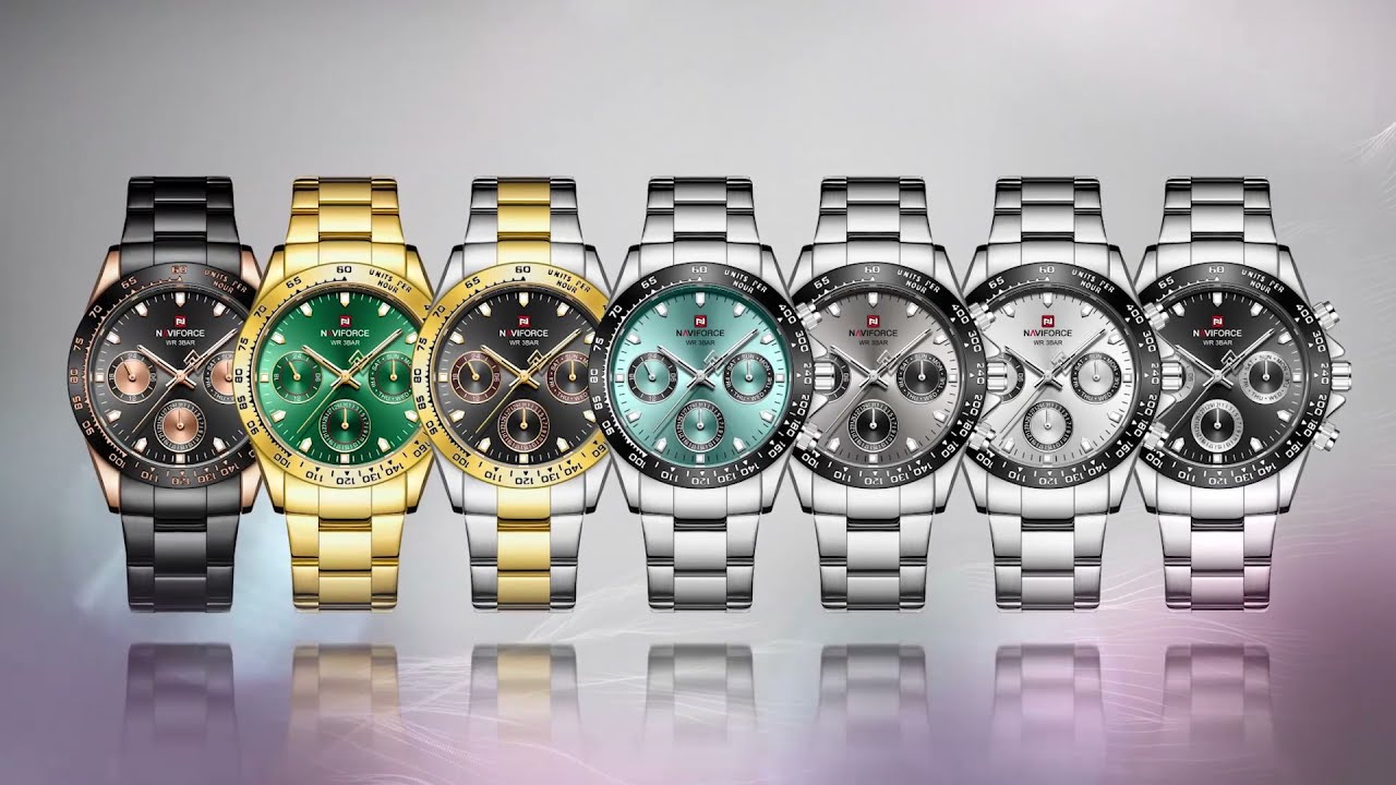 NF9193 Multi-functional quartz watch of NAVIFORCE the latest