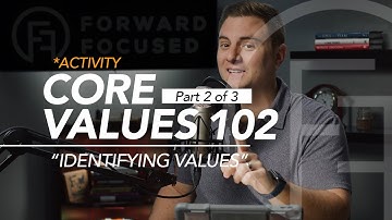 Core Values - Part 2 of 3 : "Identifying Values" (ACTIVITY)