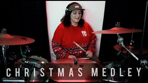 CHRISTMAS MEDLEY - Various Artists - Mariah Samrani DRUM COVER