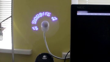 Programmable USB LED Fan