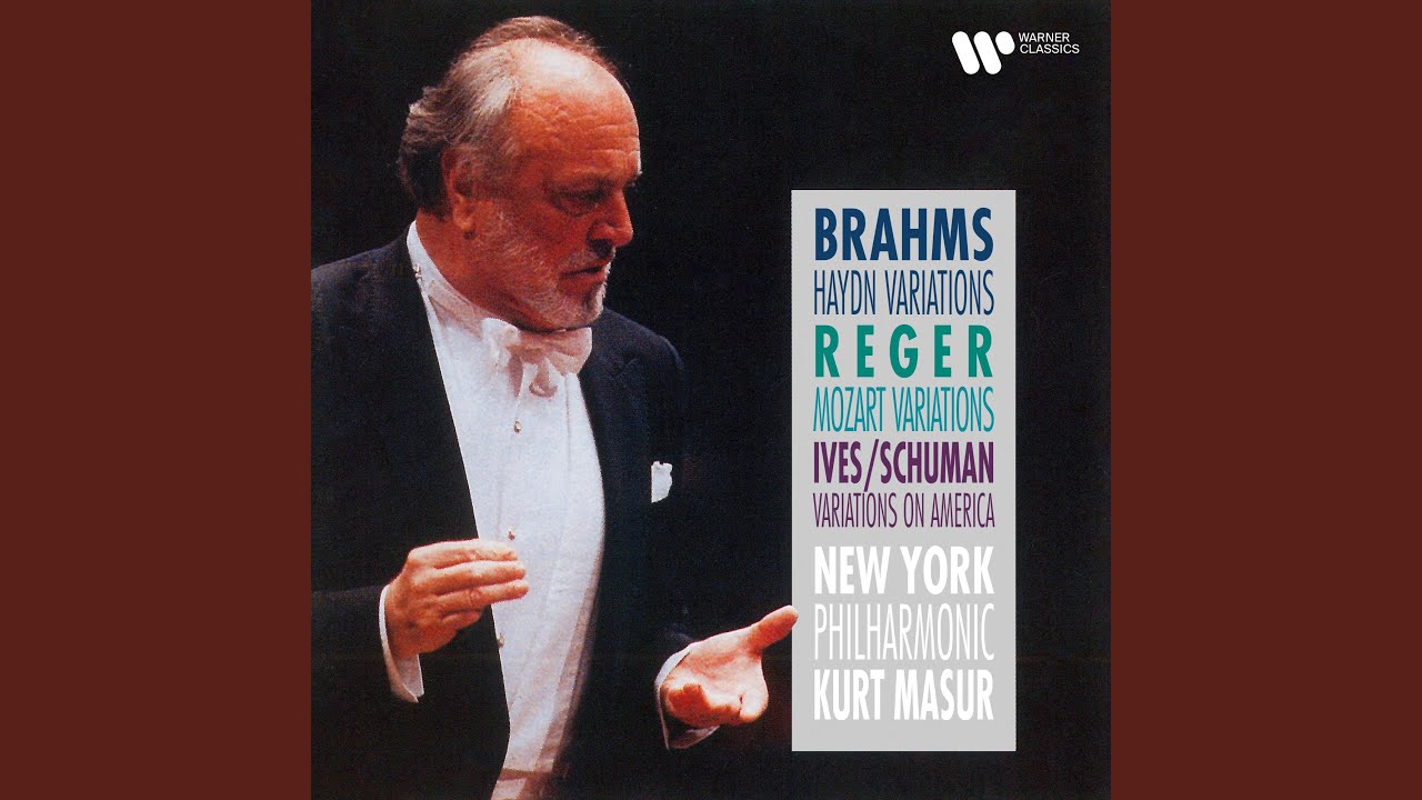 Obejrzyj Variations and Fugue on a Theme by Mozart, Op. 132: Variation III. Con moto w YouTube