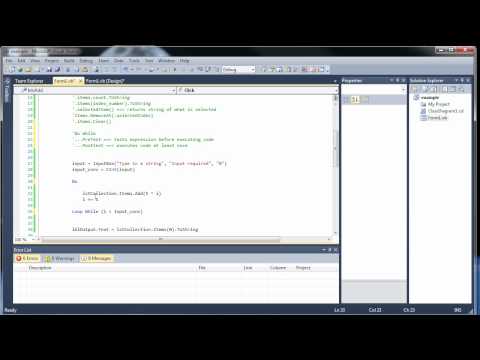 Visual Basic Tutorial