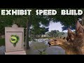 Stegosaurus Exhibit Speed Build - Jurassic World Evolution