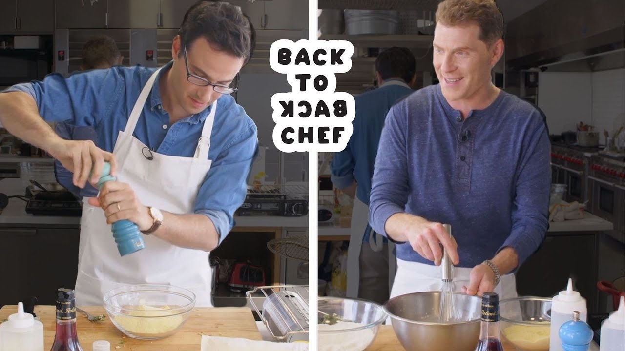 Bobby Flay Challenges Amateur Cook to Keep Up with Him   Back-to-Back Chef   Bon Appetit