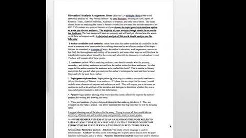 rhetoric lecture