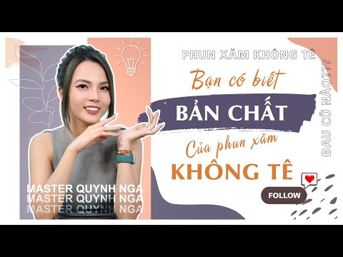 Video Phun xăm không tê đau cỡ nào? Tại sao có thể phun xăm... - youtube