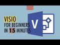 Microsoft Visio Tutorial For Beginners - Get Started with Shapes and Connectors