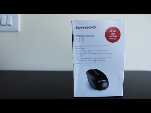 Unboxing Lenovo Wireless Mouse N100 for Windows, Ubuntu, MacOS - UBWYS