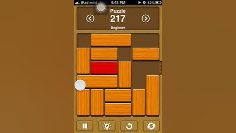 Unblock me solutions beginner level 217