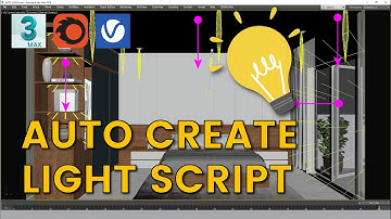 Auto Create Light Script 3ds Max | Eris Graphic