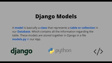 Django Tutorial #5 - Newsletter subscription Models