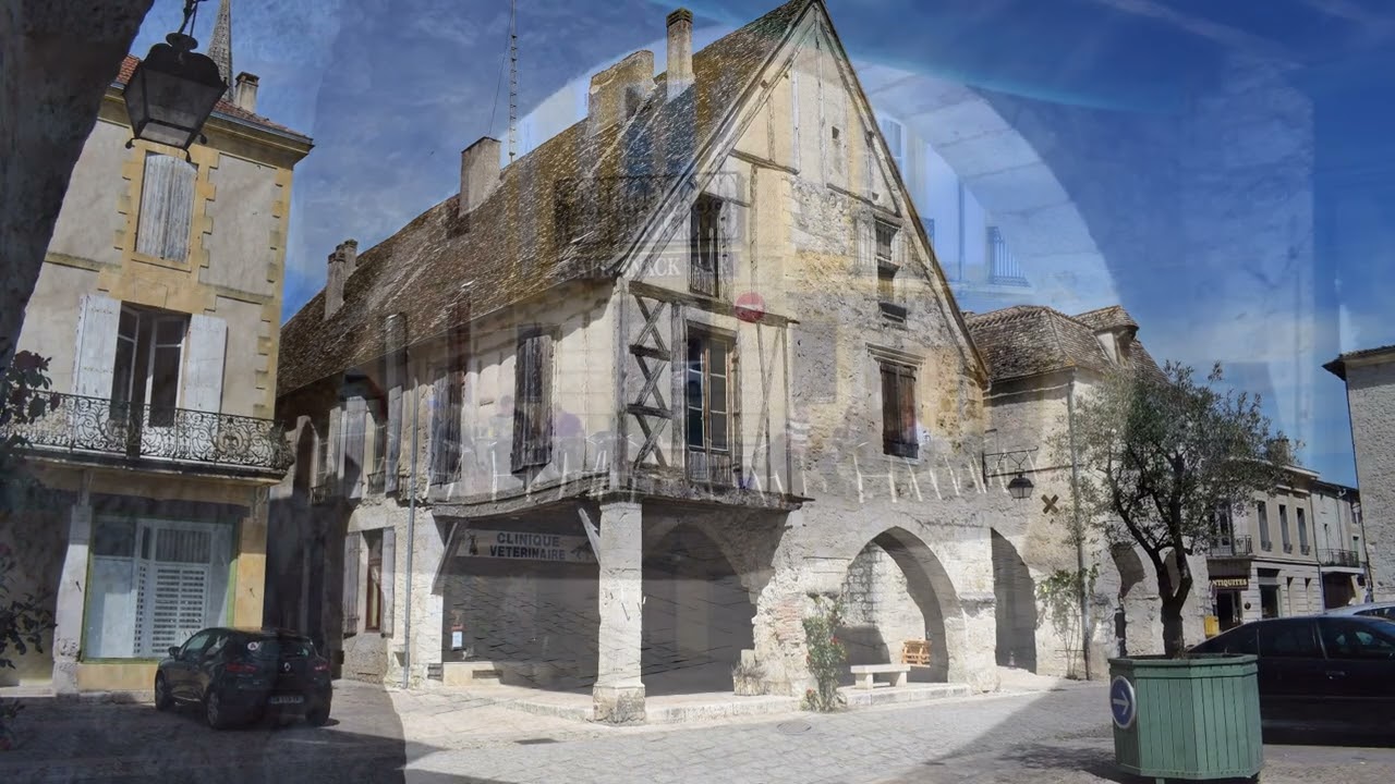 Another beautiful small town in France - Eymet in Dordogne
