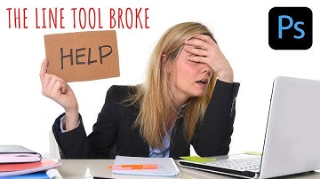 Photoshop 2021 - Line Tool Broken - Quick and easy fix! SOLVED