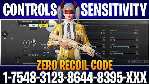 NEW UPDATE 4.1 🔥 BEST SENSITIVITY CODE + CONTROL SETTINGS BGMI/PUBG MOBILE