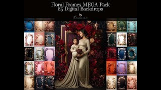 Floral Frame Backdrops Edit Tutorial screenshot 1