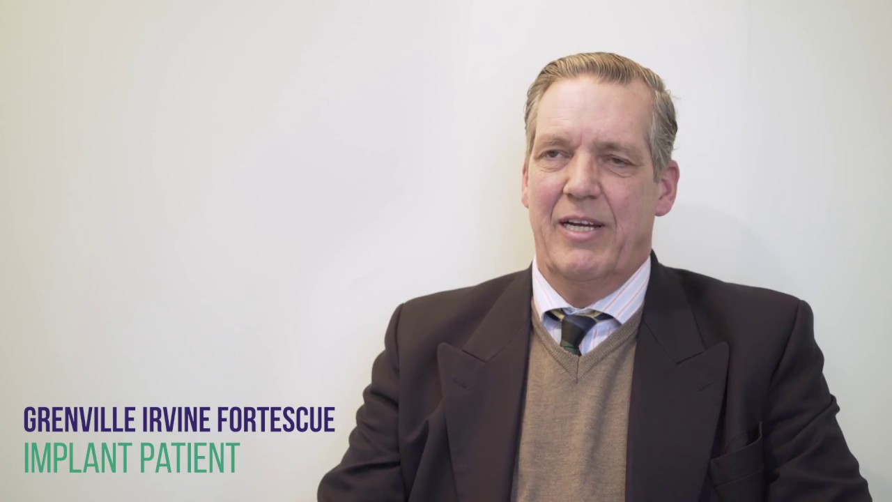 Grenville Irvine Fortescue, Implant Patient, Thistle Dental, Aberdeen