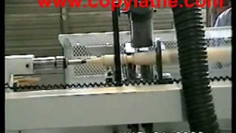 The CentauroTC1200 WOOD COPY LATHE DEMO VIDEO