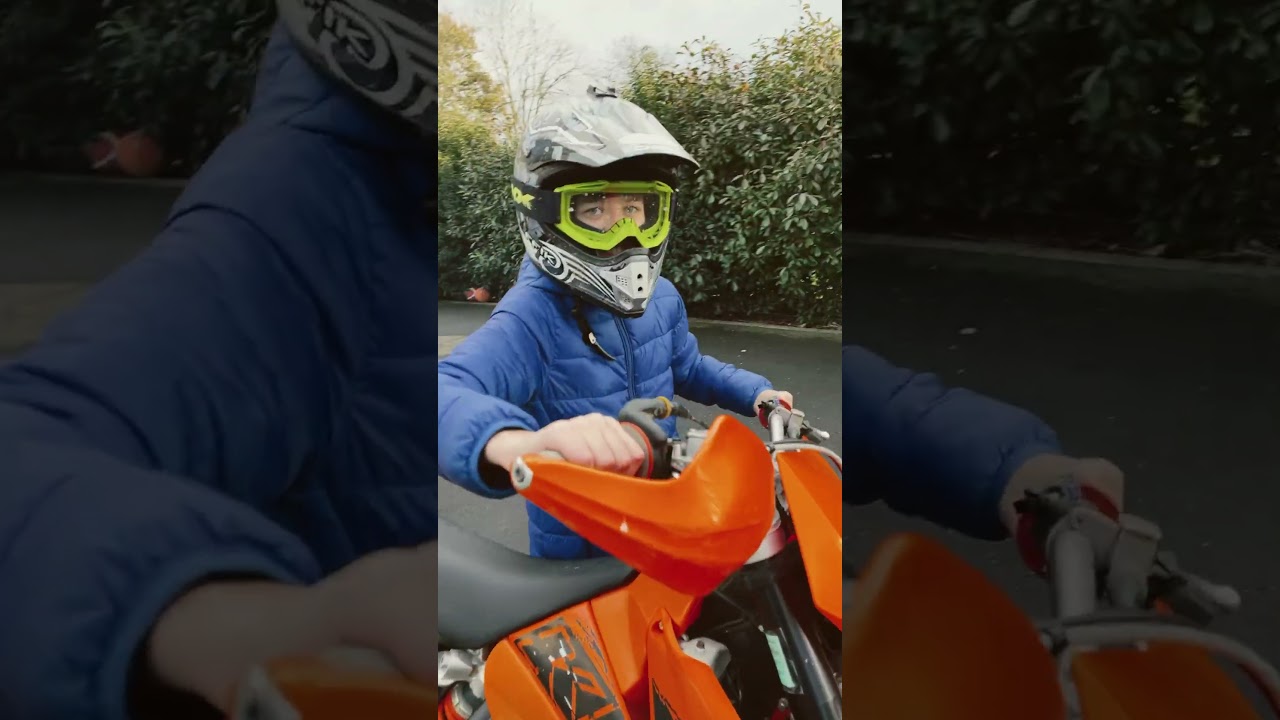 D&eacute;marrage de la moto