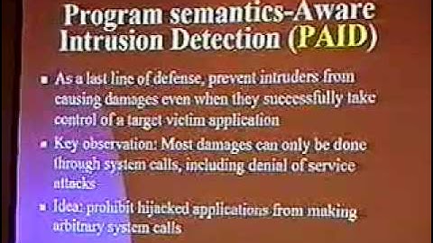 DEF CON 12 Hacking Conference By Tzi-cker Chiueh - Program Semantics - Video