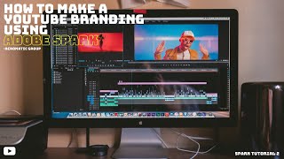 How to make a YouTube Branding picture using Adobe Spark | Spark tutorial 2 screenshot 5