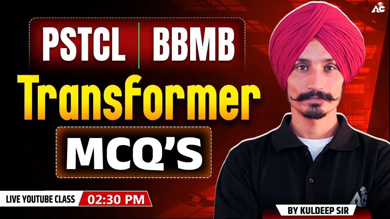 PSTCL BBMB Transformer Mcq's By Kuldeep Sir