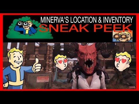 ❤️🙀❤️SNEAK PEEK 01/08/24 Where Minerva QUICK ANSWERS FALLOUT 76 Minerva's inventory & location #17