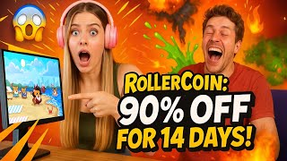 RollerCoin: 90% Off for 14 Days!
