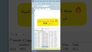 🔥 معرفة أكثر المواد مبيعاً في الشركةعن طريق SQL
