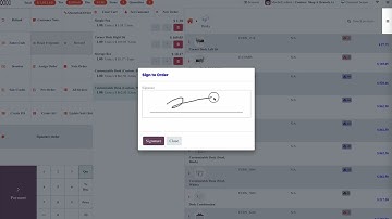 Odoo 17 - Signature to pos order and display on pos receipt