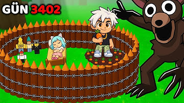 En Güvenli AFK Üssünü İNŞA ETTİK 🔦 ORMANDA 99 GECE HAYATTA KALDIM 😎 ROBLOX 99 NIGHTS IN FOREST 🌲