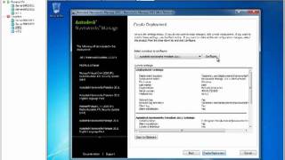Autodesk 2011 Software - deployment creation