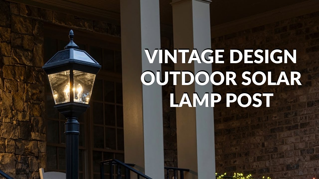 Gama Sonic Imperial Trio Solar Post Light