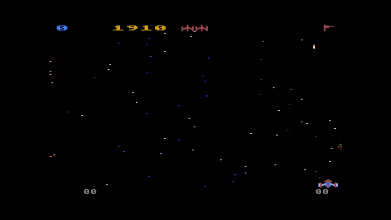 Galaxian (Atari USA) for the Atari 8-bit family - YouTube