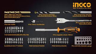 Ingco 67Pcs Drill Bit Accessory Set HKTAC010671