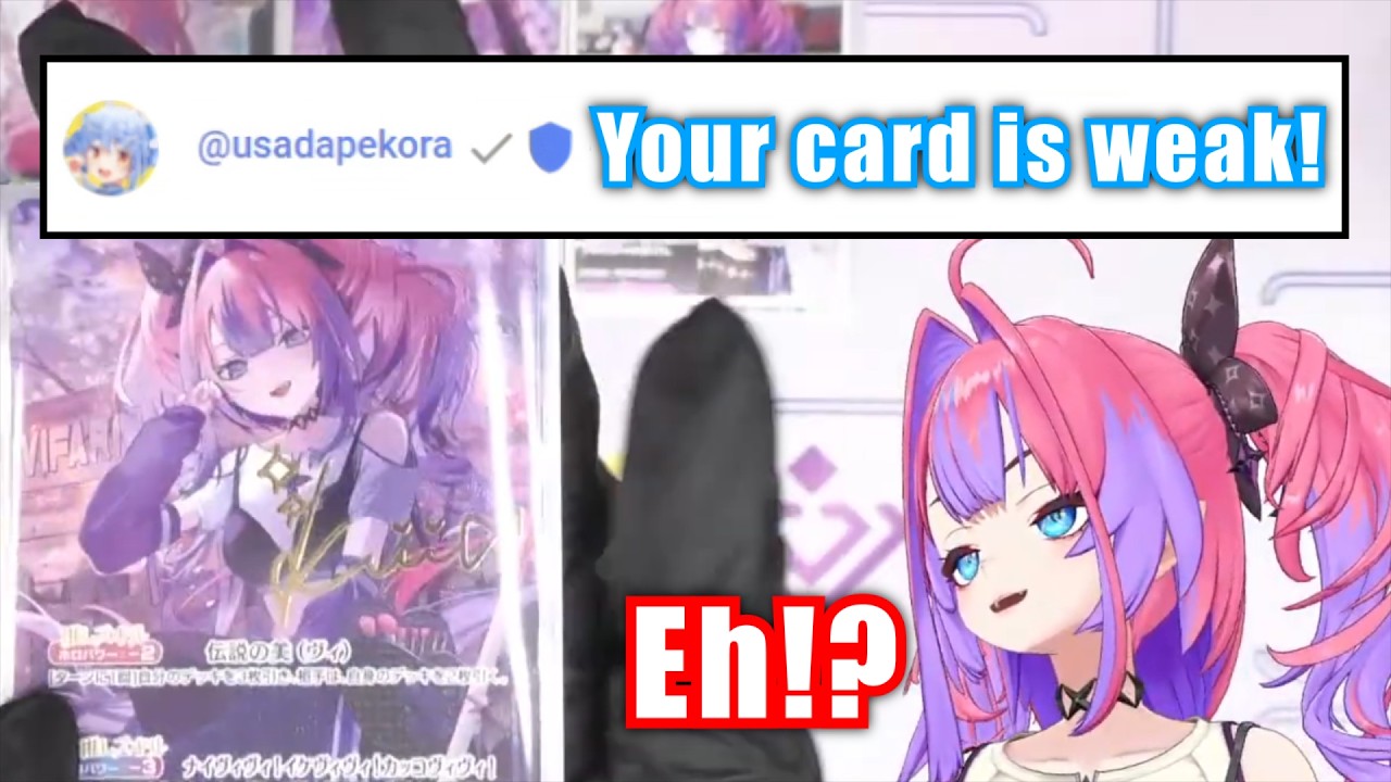 Pekora Tries To Rip Vivi Off Her SEC Signed Card【Hololive】 - YouTube