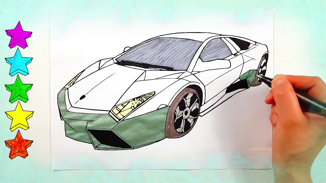 lamborghini supercars coloring pages automotive wallpaper