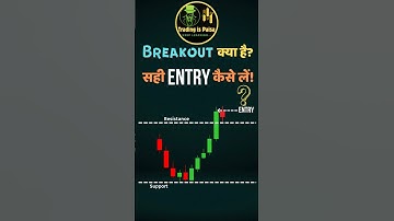 Breakout क्या होता है? सही Entry कैसे लें?🔥 #tradingshorts
