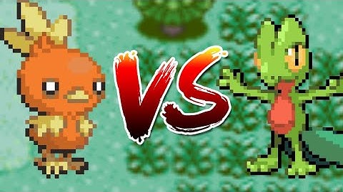 Treecko VS Torchic (Pokemon Emerald)