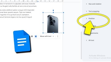 Google Docs Image Position | Google Doc Insert Image | Google Docs Image Behind Text