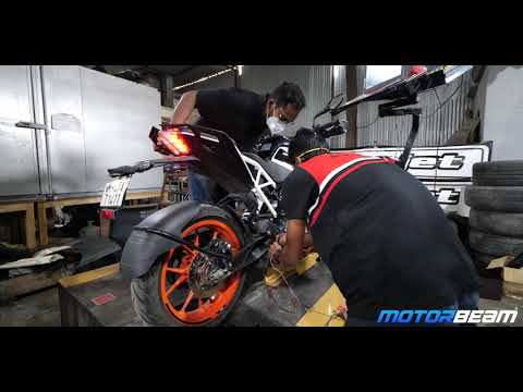 Does the KTM Duke 200 BS6 Actually Make 25 PS? - Dyno Test | MotorBeam