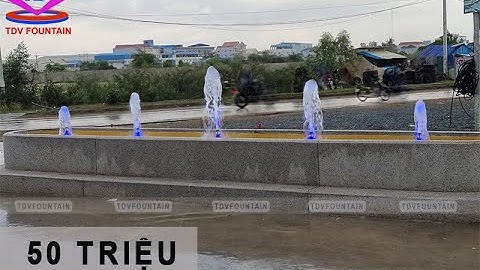 Cung cấp thiết bị đài phun nước trọn gói cho công trình tại Campuchia