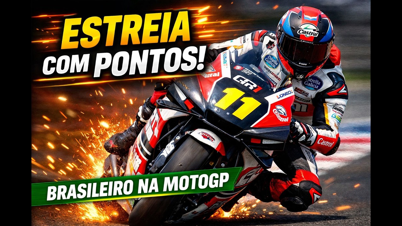 ESTREIA COM PONTOS! DIOGO MOREIRA COMEÇA BEM NA MOTOGP!