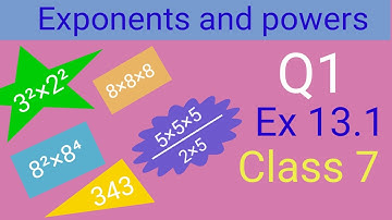 Q 1, Ex 13.1- Exponents and powers - chapter 13 - Maths - Class 7 - NCERT -Cbse