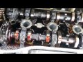 Part 1 2003 rav4 1az-fe repair and diagnosis of camshaft, engine valve head removal.